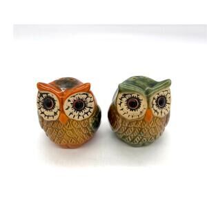 Owl Mini Salt and Pepper Shakers 2" Owls